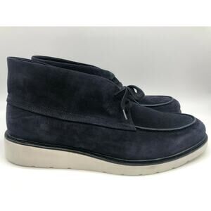 Vince Men's Wayde Suede Chukka Boot Coastal Navy Blue Size 10.5 $295📦
